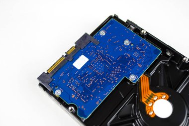 Hard disk üretimi. Sabit disk HDD. Bilgisayar sabit diski
