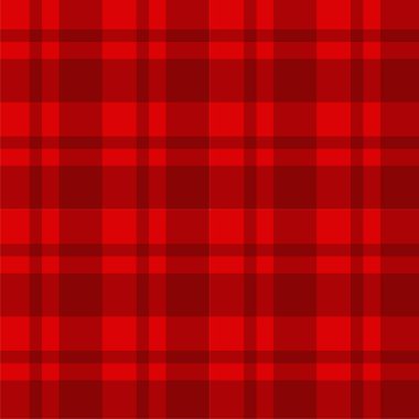 Kırmızı ekose kareli seamless modeli