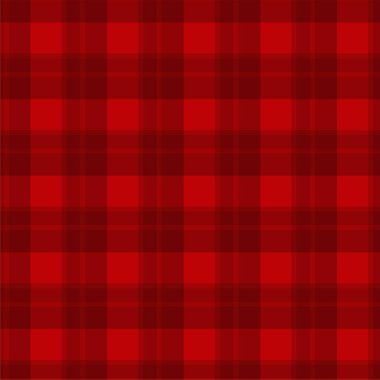 Kırmızı ekose kareli seamless modeli