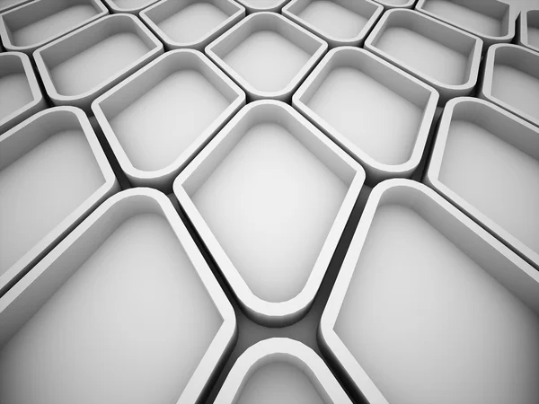 Abstract futuristic structure from elements — Stock Photo, Image