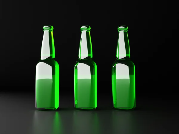 Botellas de cerveza — Foto de Stock