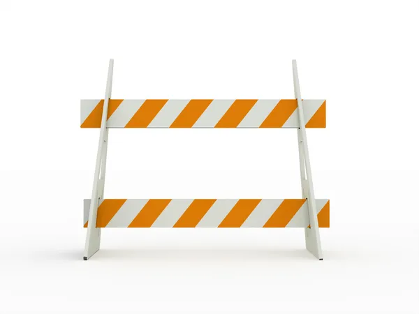 Road block orange — Stock Photo, Image