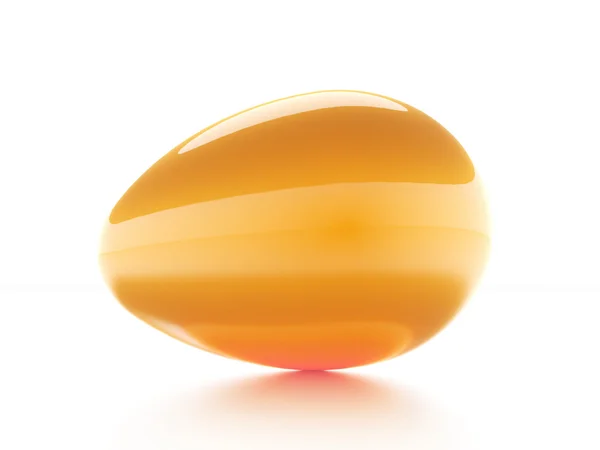 卵の黄色のレンダリング — ストック写真