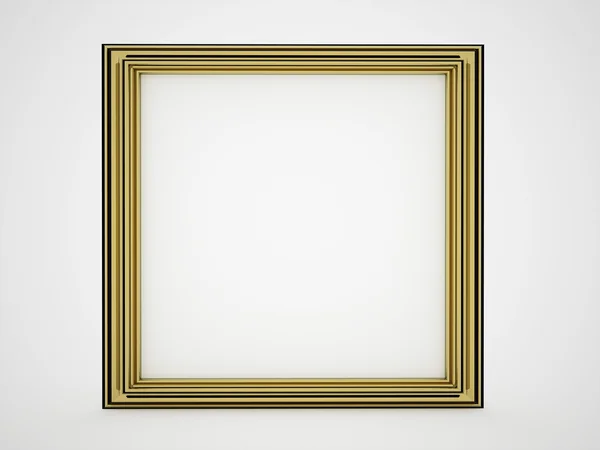 Picture frame gold — Stock Photo, Image