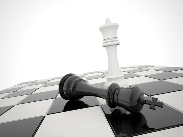 Chess victory — Stock Photo, Image