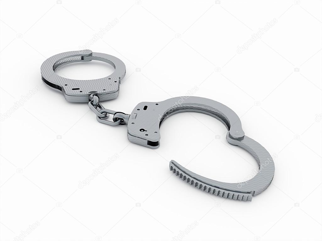 Handcuffs isolated 