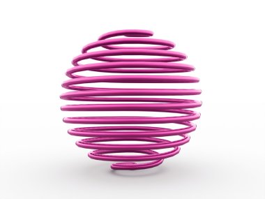 pembe soyut Küre 