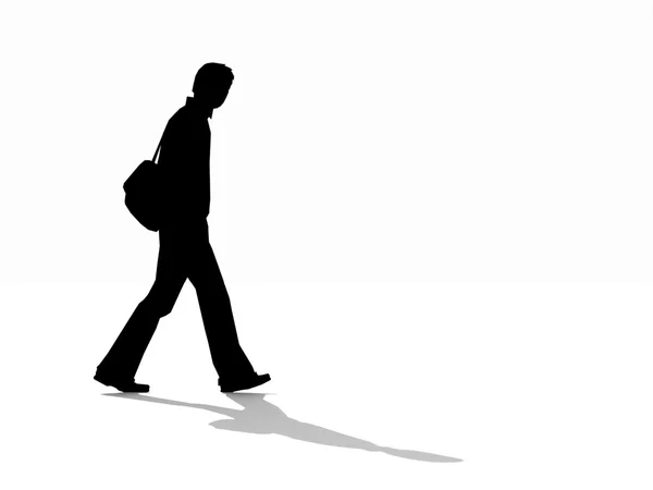 Abstract man silhouette — Stock Photo, Image