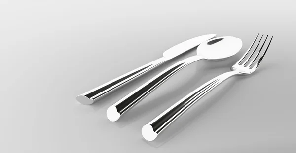 Cutlery silver — Stock Photo, Image