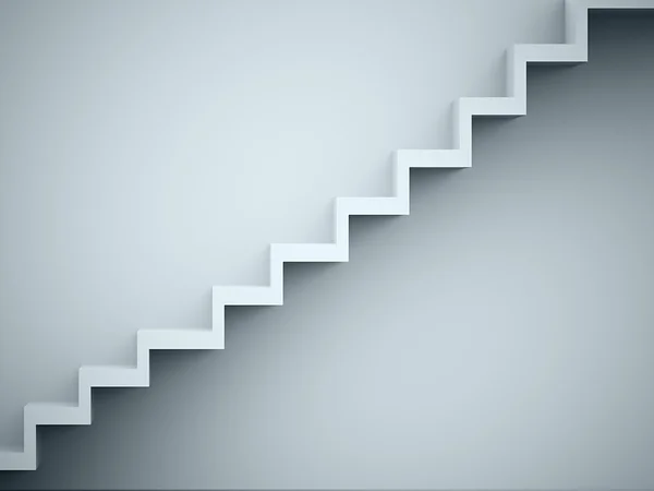 Escadas rendidas — Fotografia de Stock