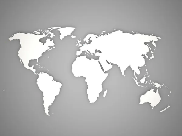 World map — Stock Photo, Image