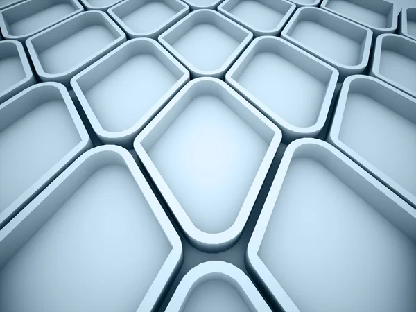 Futuristic blue cells — Stock Photo, Image