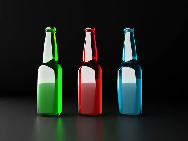 Botellas de cerveza — Foto de Stock