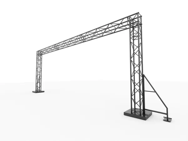 Simple stage construction rendered — Stock Photo, Image