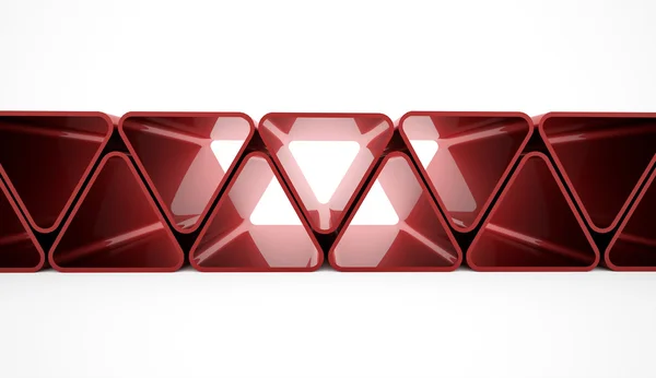 Red triangle concept — Stock Photo, Image