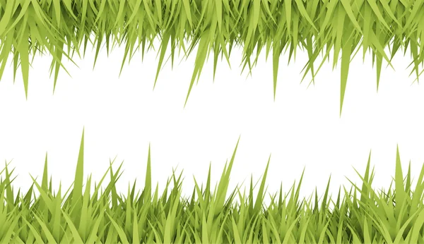 Grönt gräs konceptet kort — 图库照片