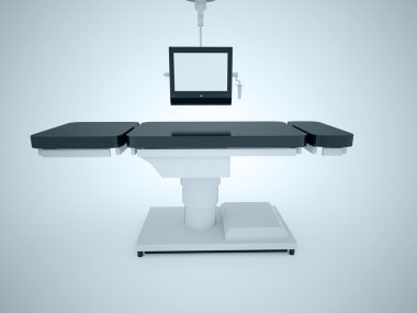 Operating table  clipart