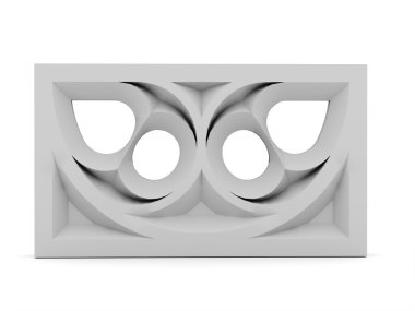 siyah-beyaz Gotik süsleme