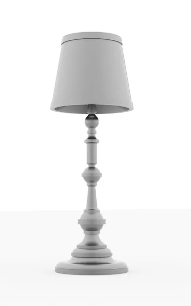 Klassische silberne Vintage-Lampe — Stockfoto