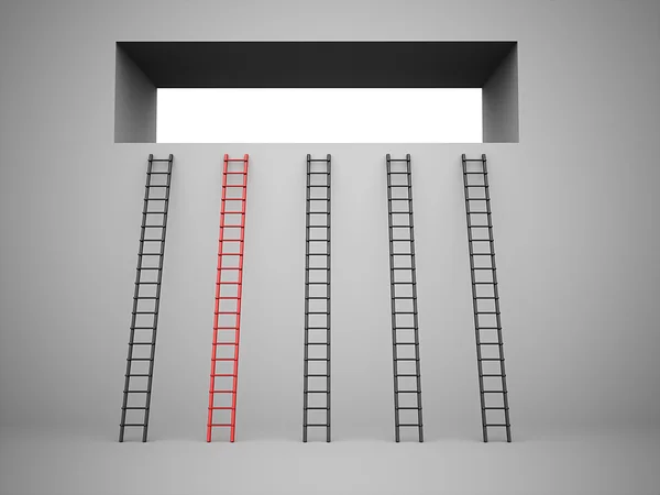 Ladder concept een — Stockfoto