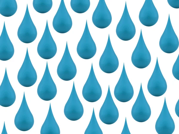 Many blue drops background — Stock Photo, Image