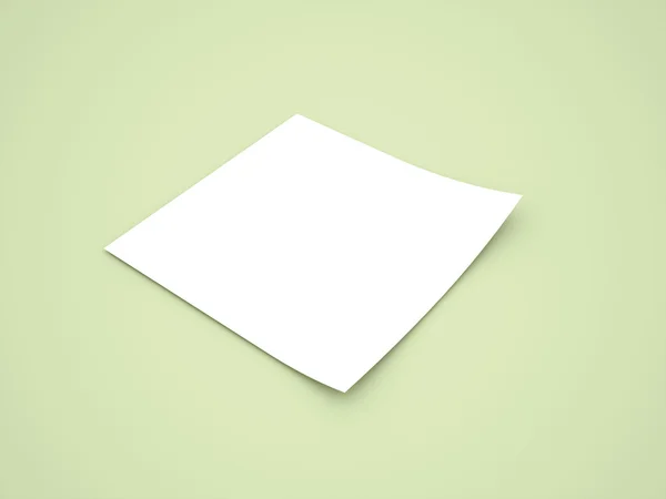 Carta da lettere in bianco — Foto Stock