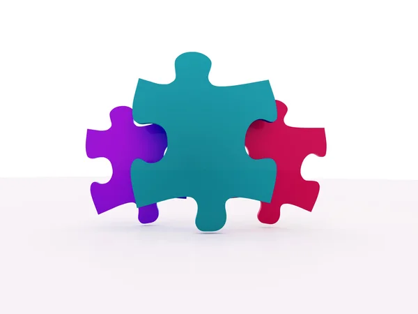 stock image Abstract puzzle concept