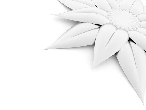 Bela flor renderizada — Fotografia de Stock