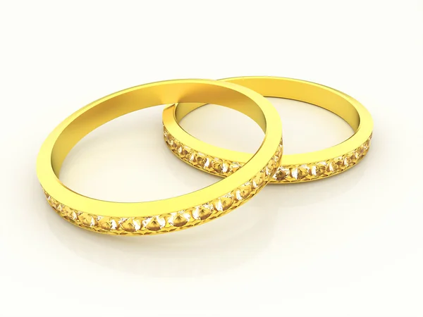 Golden rings — Stock Photo, Image