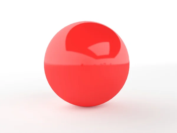 Piros gömb — Stock Fotó