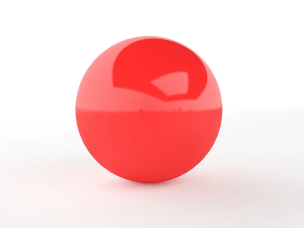 Sfera rossa — Foto Stock