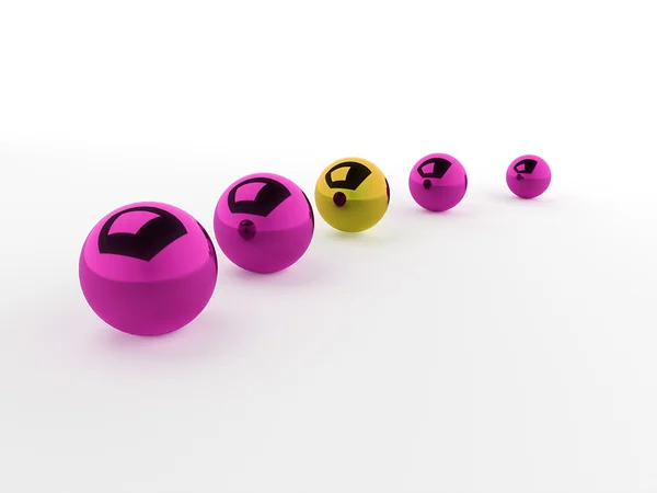 Concepto de esfera púrpura abstracta — Foto de Stock