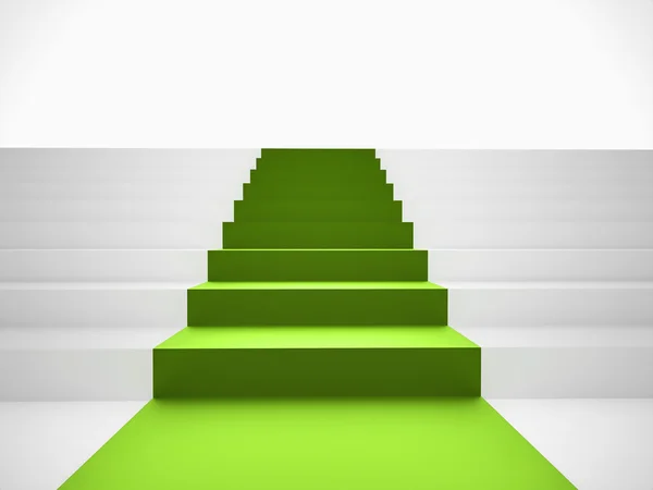 Treppe mit Teppich — Stockfoto