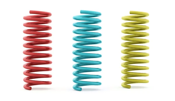Cordas espirais coloridas — Fotografia de Stock