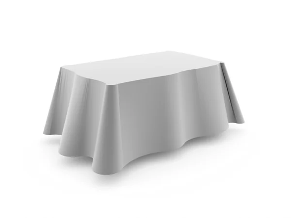 Tablecloth on table — Stock Photo, Image