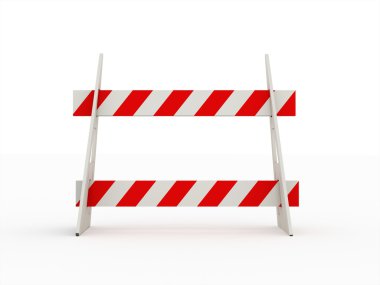 yol engeli kırmızı