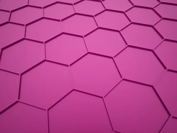 Fondo hexagonal rosa —  Fotos de Stock