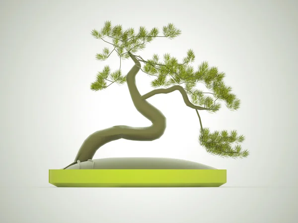 Bonsai-boom gemaakt — Stockfoto