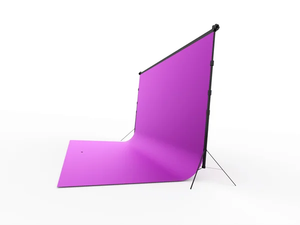Piastra fotografica viola isolata — Foto Stock