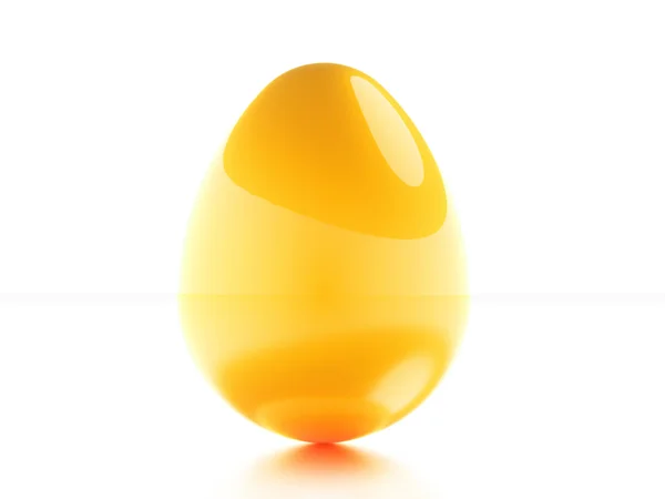 Яйцо жёлтое — стоковое фото