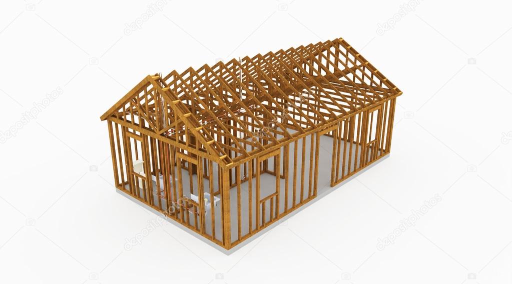 House wood construction