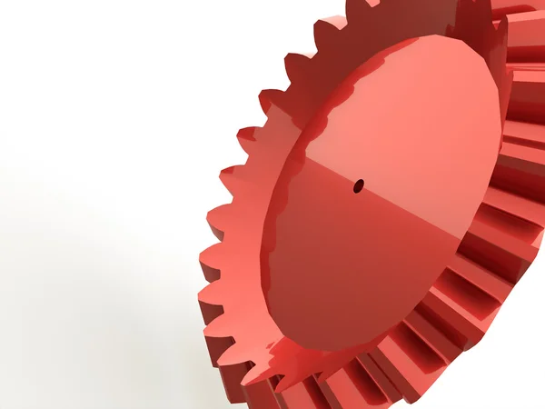 One red gear — Stock Photo, Image