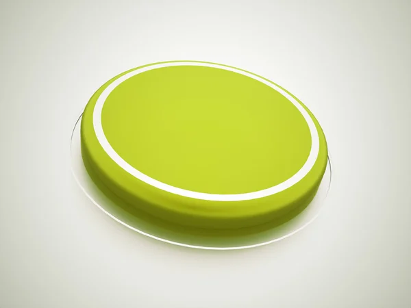 Green press button — Stock Photo, Image