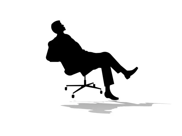 Man on chair — Stock Photo, Image