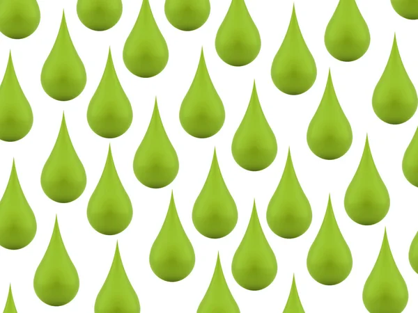 Green drops — Stock Photo, Image