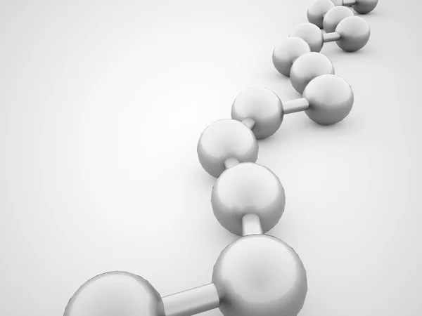 Silver molecule concept — Stock Photo, Image