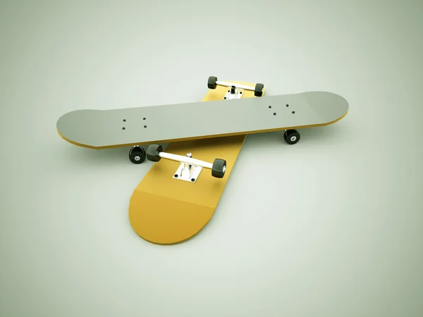 Skates renderizados — Fotografia de Stock
