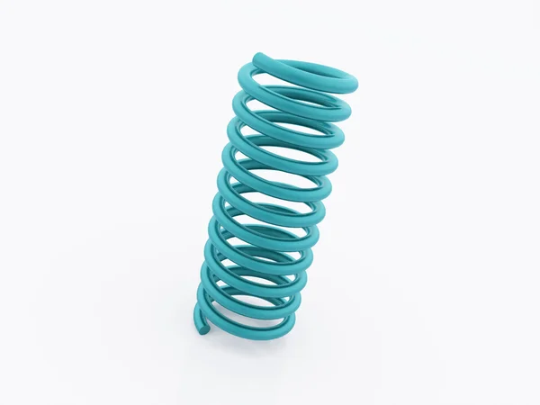 Blue spiral string — Stock Photo, Image