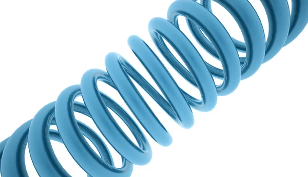Синяя спираль — стоковое фото