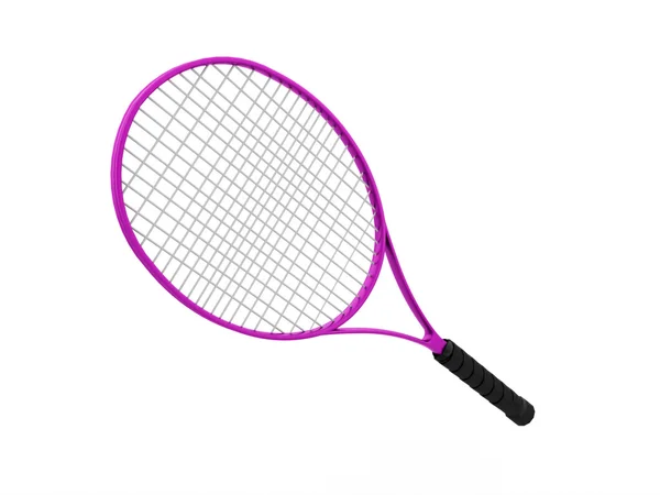 Raquete de ténis rosa — Fotografia de Stock
